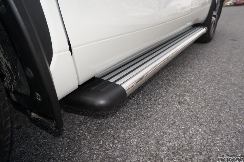 Romik 21755418 Mitsubishi Outlander PHEV SUV Running Boards RB2 Side Steps 2014-2020 Anodized Black Romik - Truck Part Superstore