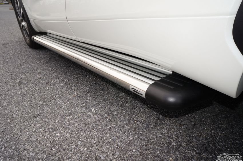 Romik 21755418 Mitsubishi Outlander PHEV SUV Running Boards RB2 Side Steps 2014-2020 Anodized Black Romik - Truck Part Superstore