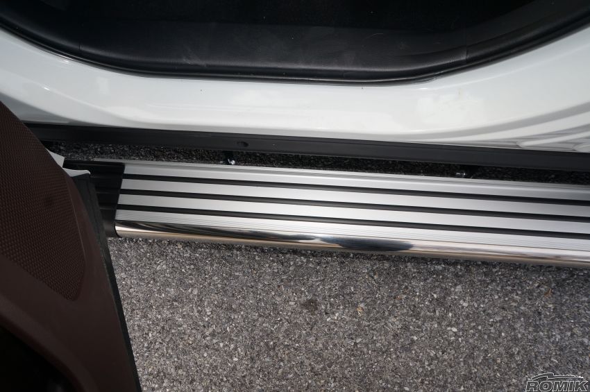 Romik 21755418 Mitsubishi Outlander PHEV SUV Running Boards RB2 Side Steps 2014-2020 Anodized Black Romik - Truck Part Superstore
