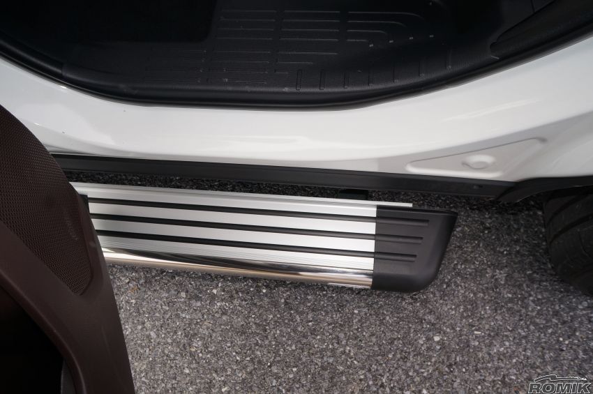 Romik 21755418 Mitsubishi Outlander PHEV SUV Running Boards RB2 Side Steps 2014-2020 Anodized Black Romik - Truck Part Superstore
