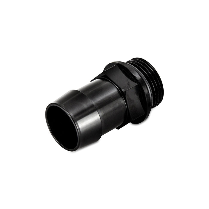 Mishimoto MMFT-M27-1.0BK Mishimoto M27x2.0 to 1" Hose Barb Aluminum Fitting - Truck Part Superstore