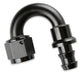 Mr Gasket 218006-BL Push-On Hose End; 180 Degree; -6AN; Anodized Black; - Truck Part Superstore