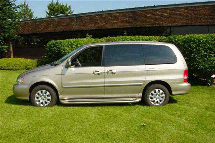 Owens Products 2181 Running Boards Glastep Custom Molded Fiberglass 06-14 Kia Sedona Ex/Lx Long Wheel Base 07-09 Hyundai Entourage Fiberglass Gray Owens Products - Truck Part Superstore