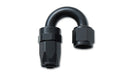 Vibrant Performance 21816 180 Degree Hose End Fitting; Hose Size: -16AN; 6061 Aluminum; Anodized Black; - Truck Part Superstore