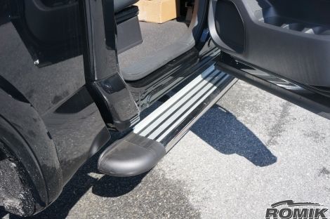 Romik 21821419 2016-Present Nissan Titan Crew Cab Running Boards RB2-TB Side Steps Black Romik - Truck Part Superstore
