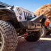 ARIES 2186000 TrailCrusher Jeep Wrangler JK Steel Front Bumper with Brush Guard; 12.5K - Truck Part Superstore