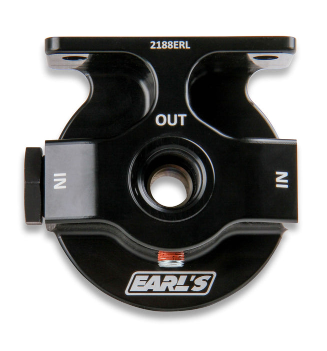 Earl's Performance 2188ERL Billet Remote Oil Filter Mount Kit - Truck Part Superstore