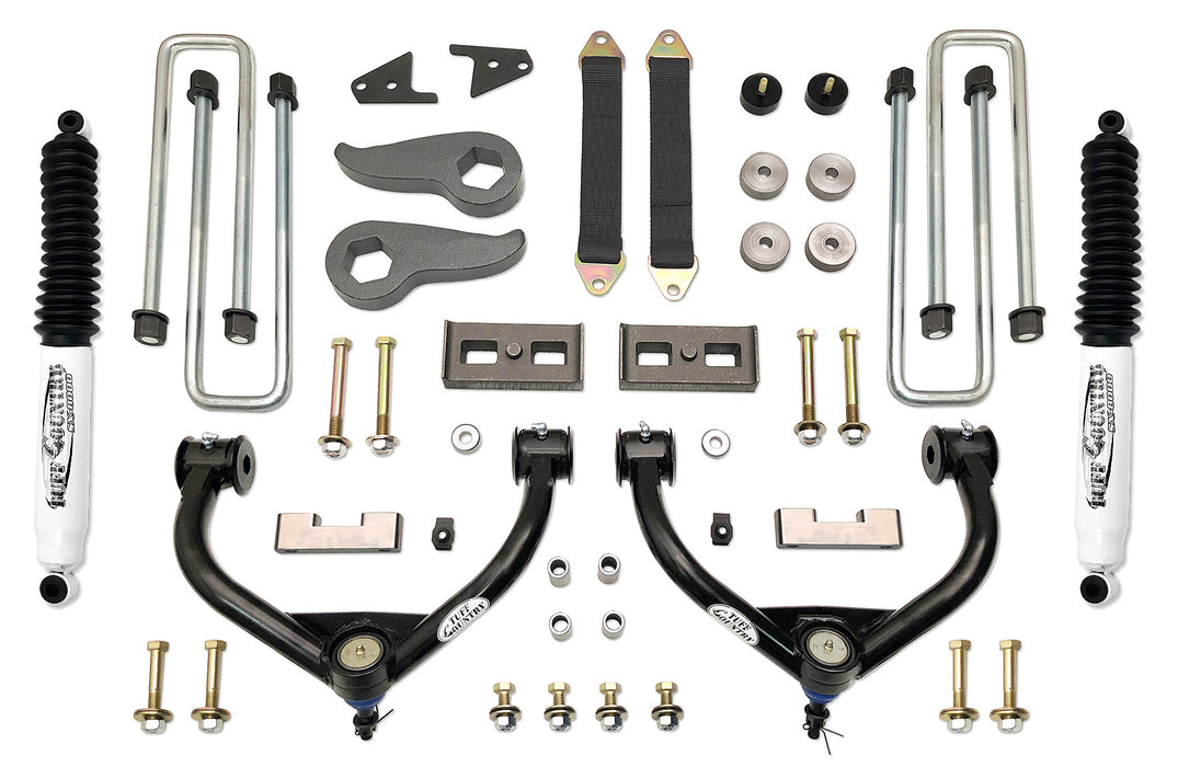 Tuff Country 13085KN 3.5 Inch Lift Kit 11-19 Silverado/Sierra 3500/3500HD/2500 HD 4x4 & 2WD w/ SX8000 Shocks includes Dually Models Tuff Country - Truck Part Superstore