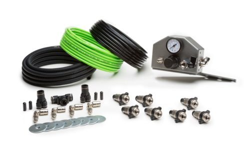 Up Down Air 220-0118 4 Tire Inflation System Ford Raptor Engine Bay W/Engine Mount With Box, Fittings, Hoses and Storage Bag Black UP Down Air - Truck Part Superstore