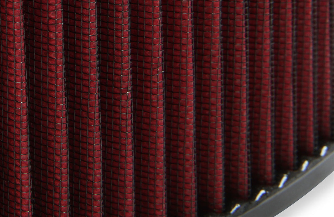 Holley 220-30 Replacement Air Filter; 16 x 3 in. Red Gauze Premium Filter; - Truck Part Superstore