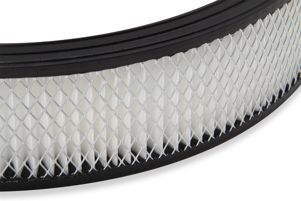 Holley 220-35 Replacement Air Filter; 16 x 3 in. Paper Air Filter; - Truck Part Superstore