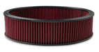 Holley 220-40 Replacement Air Filter; Pre-Oiled; 16 x 4 in.; Red; Washable Gauze; - Truck Part Superstore