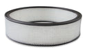 Holley 220-45 Replacement Air Filter; 16 x 4 in.; White Paper; - Truck Part Superstore