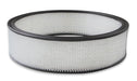 Holley 220-45 Replacement Air Filter; 16 x 4 in.; White Paper; - Truck Part Superstore