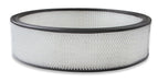 Holley 220-45 Replacement Air Filter; 16 x 4 in.; White Paper; - Truck Part Superstore