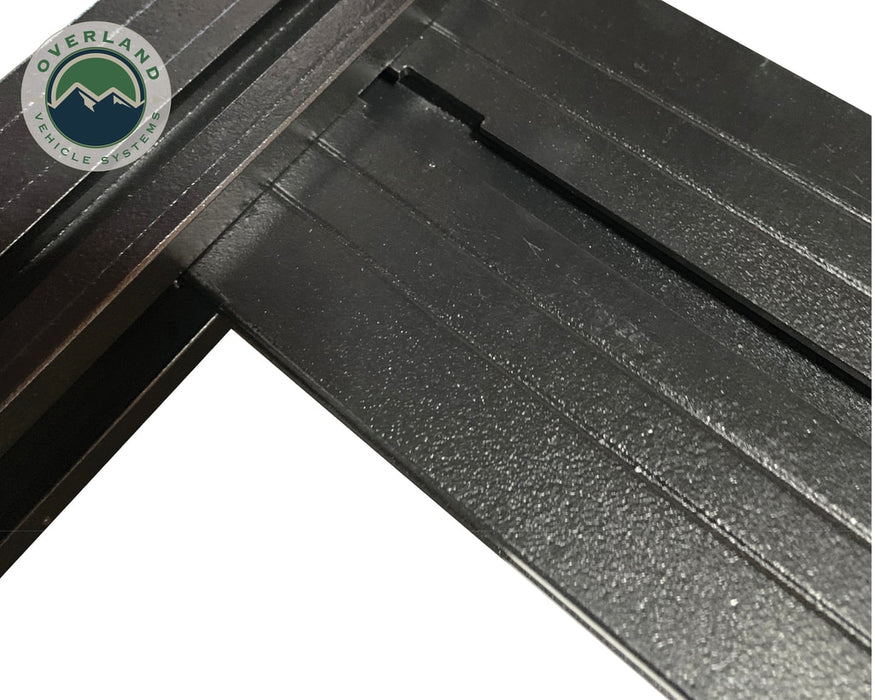 Overland Vehicle Systems 22010401 Roof Rack 51 Inch Black Powdercoat Aluminum Down Range Rack Overland Vehicle Systems - Truck Part Superstore