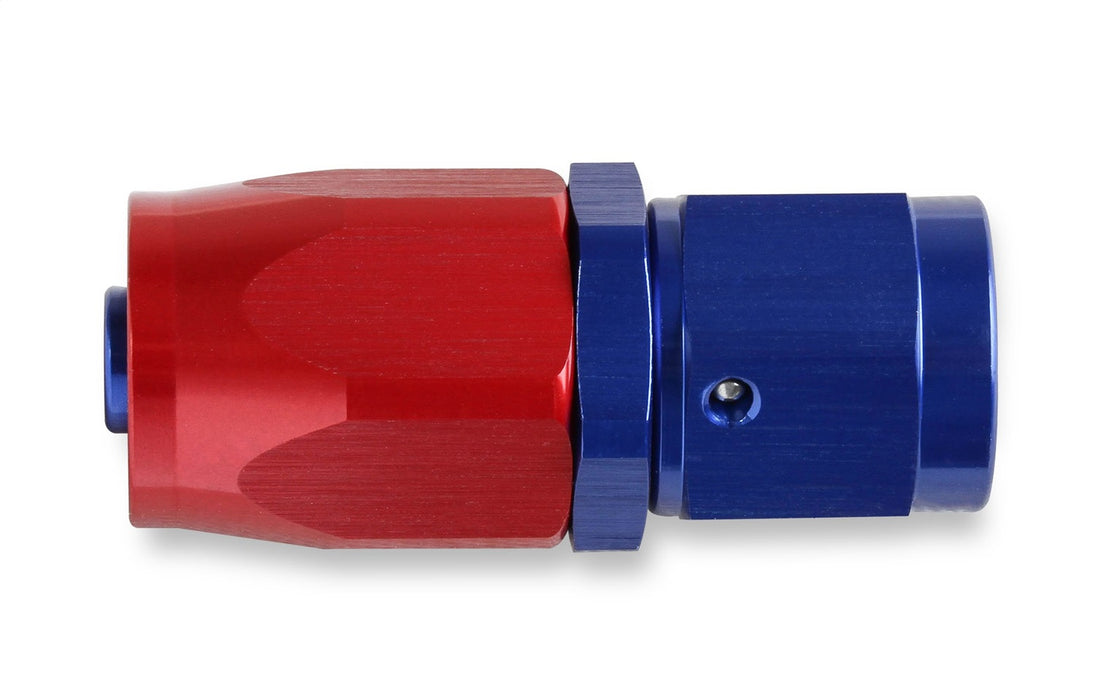 Mr Gasket 220106 Swivel Hose End; Straight; -6 AN; Adjustable; Anodized Red and Blue; - Truck Part Superstore
