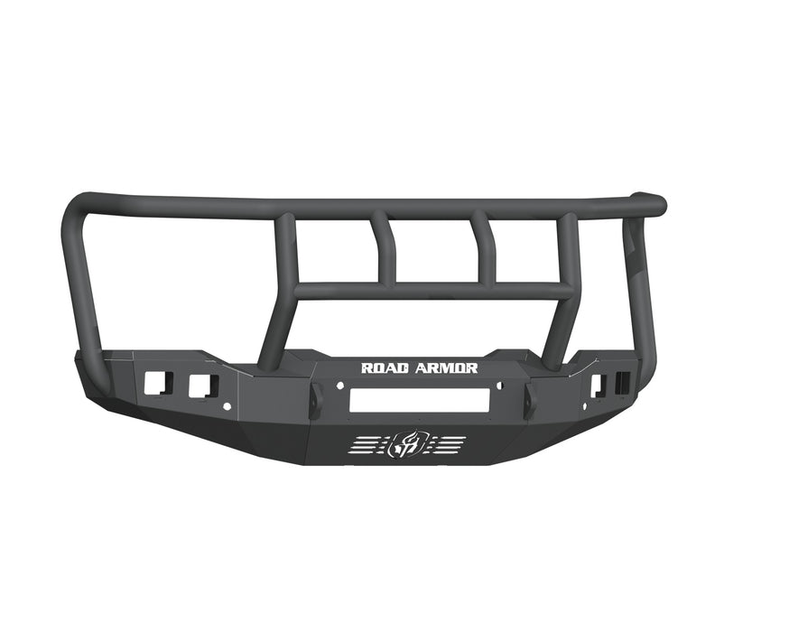 Road Armor 2202F2B-NW Stealth Non-Winch Front Bumper; Titan Guard; Texture Black; - Truck Part Superstore