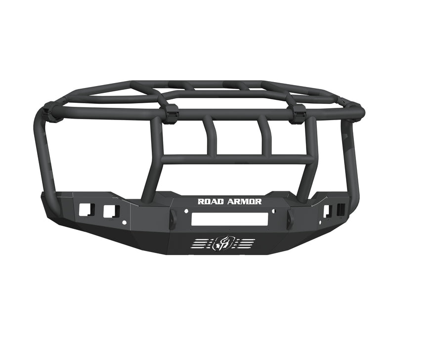 Road Armor 2202F6B-NW Stealth Non-Winch Front Bumper; Titan Guard; Texture Black; w/Intimitador Guard; - Truck Part Superstore