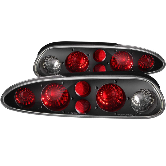 Anzo USA 221013 Tail Light Assembly; Clear Lens; Black Housing; Pair; - Truck Part Superstore