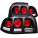 Anzo USA 221020 Tail Light Assembly; Clear Lens; Black Housing; Pair; - Truck Part Superstore