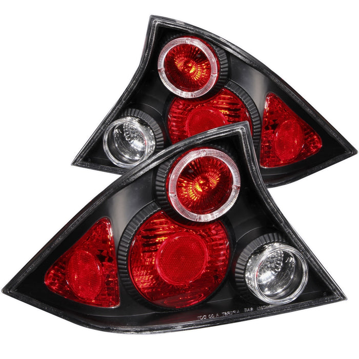 Anzo USA 221046 Tail Light Assembly; Clear Lens; Black Housing; Pair; - Truck Part Superstore