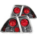 Anzo USA 221048 Tail Light Assembly; Clear Lens; Black Housing; Pair; - Truck Part Superstore