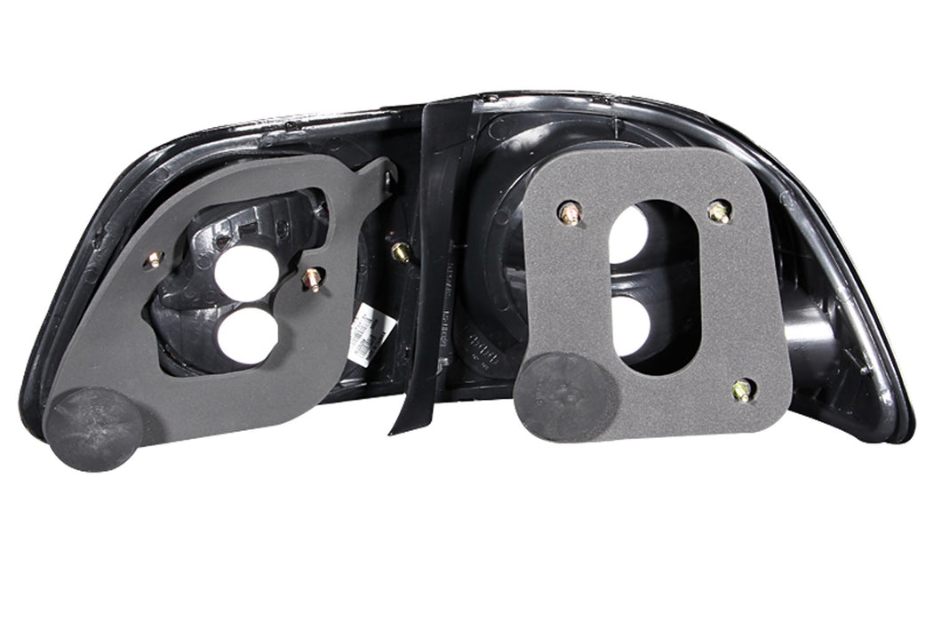 Anzo USA 221068 Tail Light Assembly; Clear Lens; Black Housing; Pair; - Truck Part Superstore