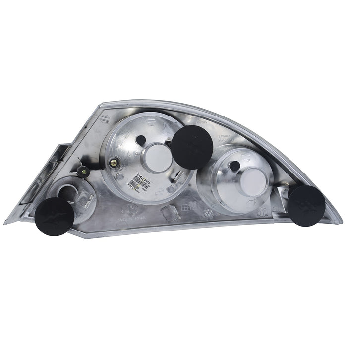 Anzo USA 221080 Tail Light Assembly; Clear Lens; Chrome Housing; Pair; - Truck Part Superstore