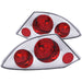 Anzo USA 221080 Tail Light Assembly; Clear Lens; Chrome Housing; Pair; - Truck Part Superstore