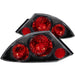 Anzo USA 221081 Tail Light Assembly; Clear Lens; Black Housing; Pair; - Truck Part Superstore