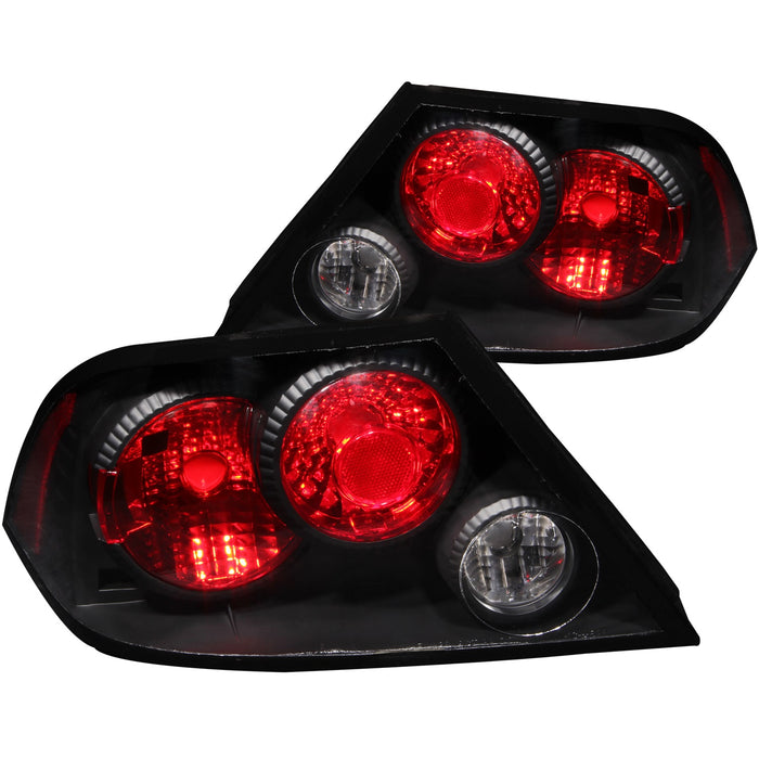 Anzo USA 221086 Tail Light Assembly; Clear Lens; Black Housing; Pair; - Truck Part Superstore