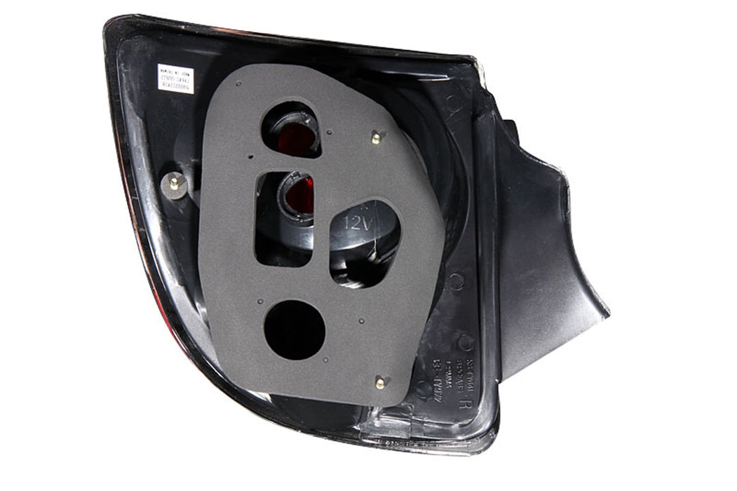 Anzo USA 221106 Tail Light Assembly; Clear Lens; Black Housing; Pair; - Truck Part Superstore