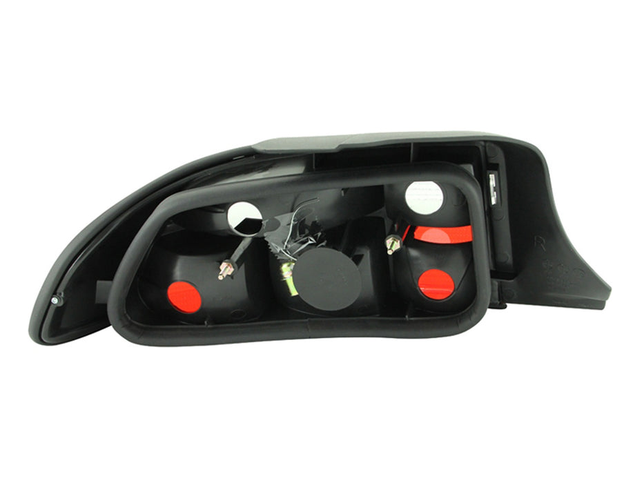 Anzo USA 221131 Tail Light Assembly; Red/Clear Lens; Pair; - Truck Part Superstore