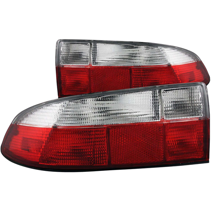 Anzo USA 221131 Tail Light Assembly; Red/Clear Lens; Pair; - Truck Part Superstore