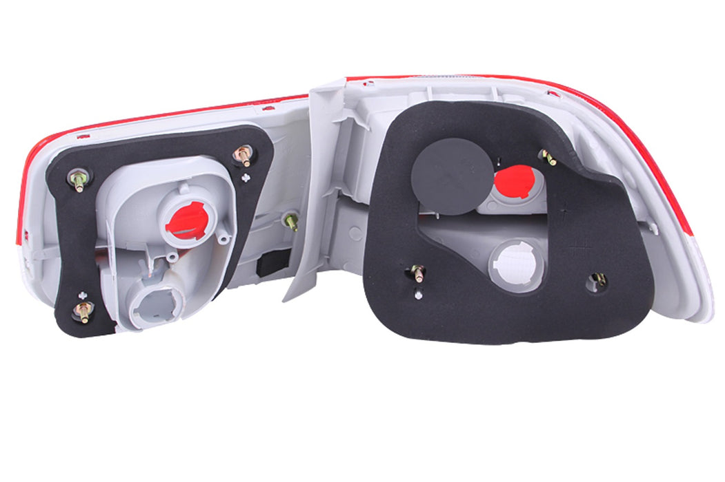 Anzo USA 221147 Tail Light Assembly; Red/Clear Lens; OEM; Pair; 4 pc.; - Truck Part Superstore