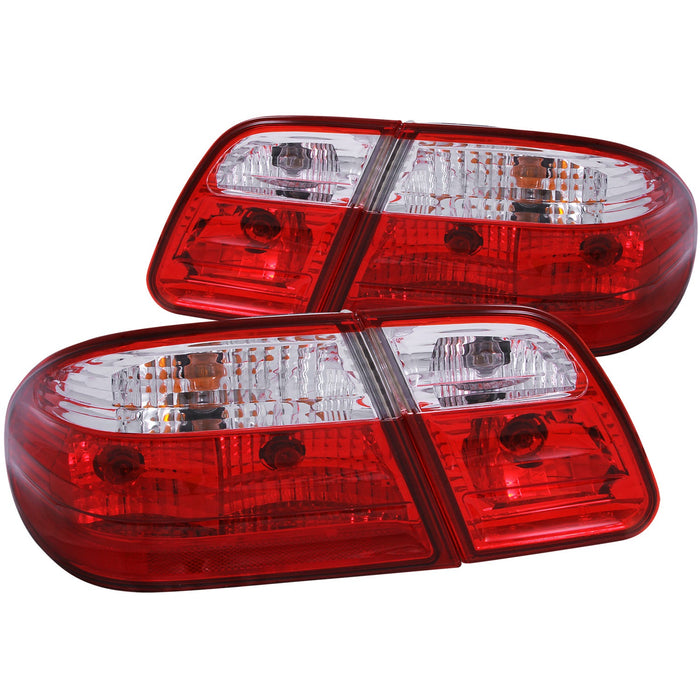 Anzo USA 221162 Tail Light Assembly; Red/Clear Lens; G2; Pair; - Truck Part Superstore