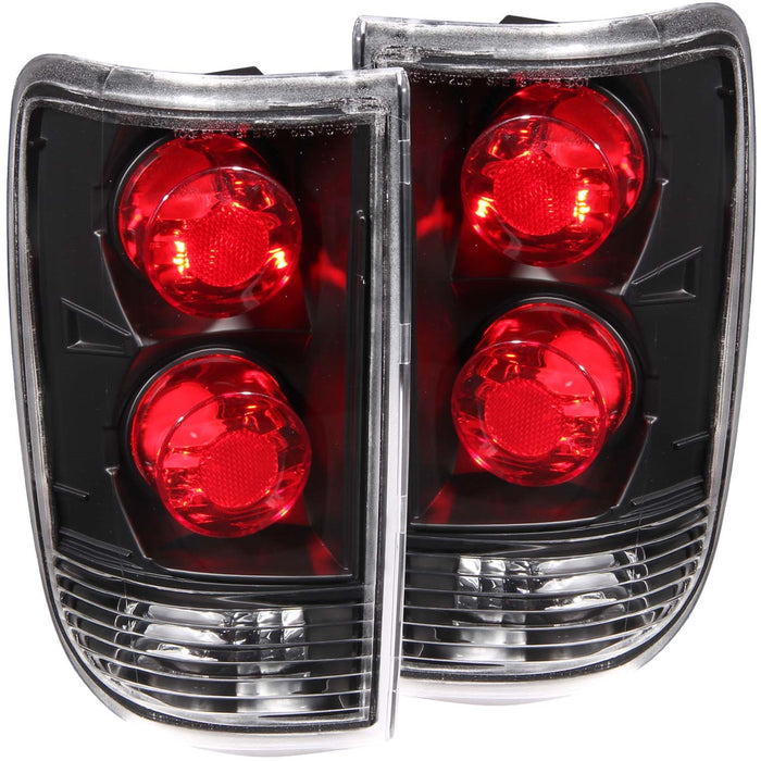 Anzo USA 221173 Tail Light Assembly; Dark Smoke Lens; Pair; - Truck Part Superstore