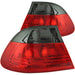 Anzo USA 221202 Tail Light Assembly; Red/Smoke Lens; Outer; Pair; - Truck Part Superstore