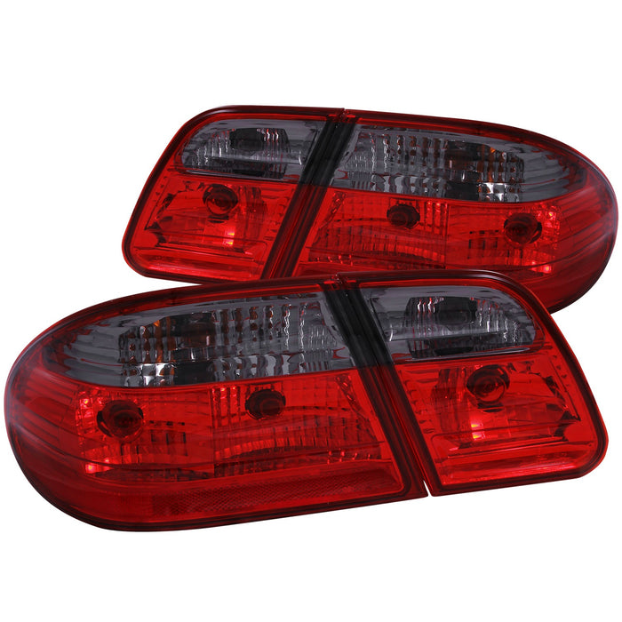Anzo USA 221207 Tail Light Assembly; Red/Smoke Lens; G2; Pair; - Truck Part Superstore