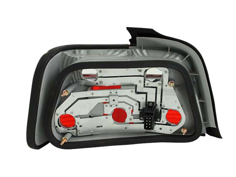 Anzo USA 221216 Tail Light Assembly; Red/Clear Lens; Pair; - Truck Part Superstore