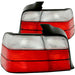 Anzo USA 221216 Tail Light Assembly; Red/Clear Lens; Pair; - Truck Part Superstore