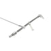 B&M 22166 Automatic Transmission Dip Stick; Aluminum Braided; Bell Housing Mount; - Truck Part Superstore
