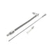 B&M 22166 Automatic Transmission Dip Stick; Aluminum Braided; Bell Housing Mount; - Truck Part Superstore