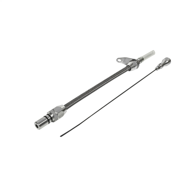 B&M 22167 Automatic Transmission Dip Stick; Aluminum Braided; Bell Housing Mount; - Truck Part Superstore