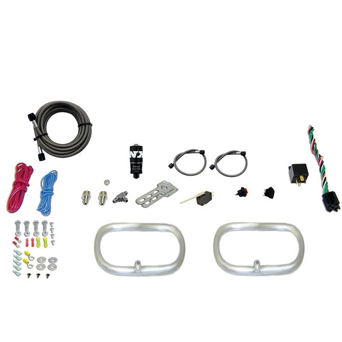Nitrous Express 22200-00 DUAL NTERCOOLER RING SYSTEM (2-6 X 6 RINGS) LESS BOTTLE - Truck Part Superstore