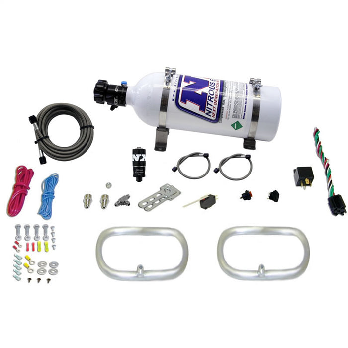Nitrous Express 22200-05 DUAL NTERCOOLER RING SYSTEM (2-6 X 6 RINGS) WITH 5LB BOTTLE - Truck Part Superstore