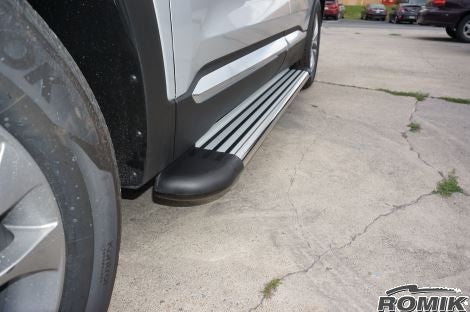 Romik 22215418 Hyundai Santa Fe Running Boards Black 2019-Present RB2 Series Romik - Truck Part Superstore