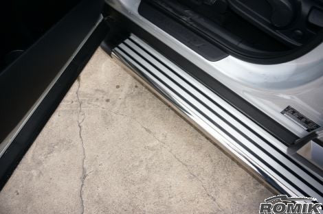 Romik 22215418 Hyundai Santa Fe Running Boards Black 2019-Present RB2 Series Romik - Truck Part Superstore