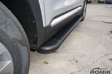 Romik 22215419 Hyundai Santa Fe Running Boards Silver 2019-Present RB2 Series Romik - Truck Part Superstore